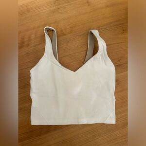 Lululemon longline bra size 4 white